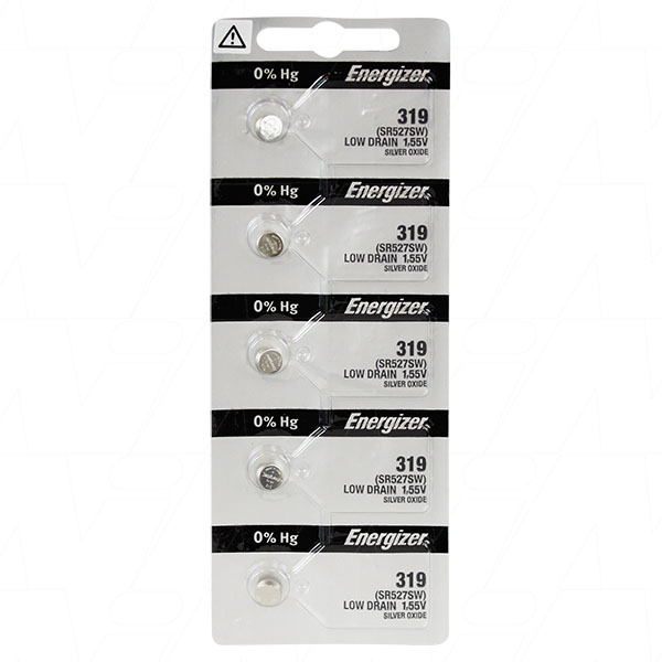 1.55V 22.5mAh Silver Oxide Watch Battery (SR527SW)