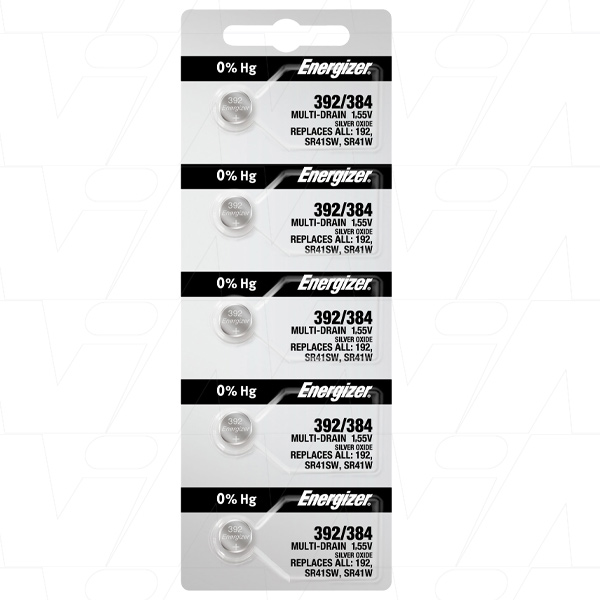 1.55V 38mAh Silver Oxide Watch Battery (SR41SW)