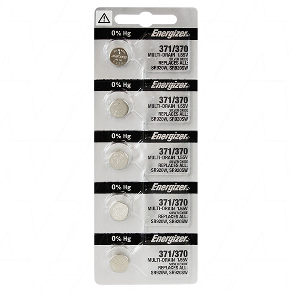 1.55V 39mAh Silver Oxide Watch Battery (V370)