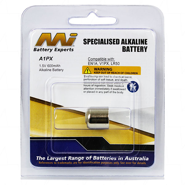 1.5V 600mAh Alkaline Battery LR50