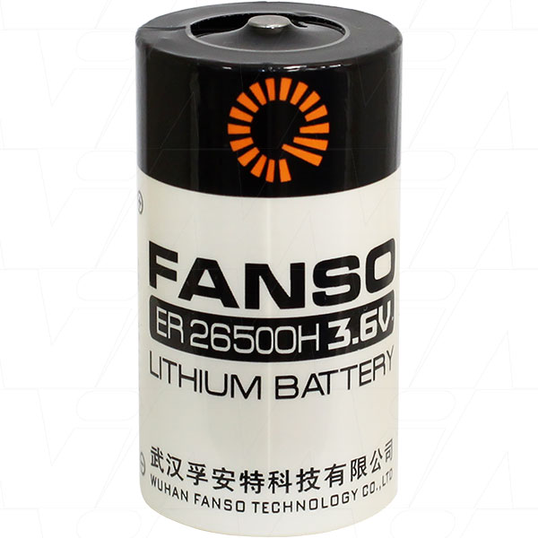C 3.6V 9000mAh Lithium Cell Solder Tags